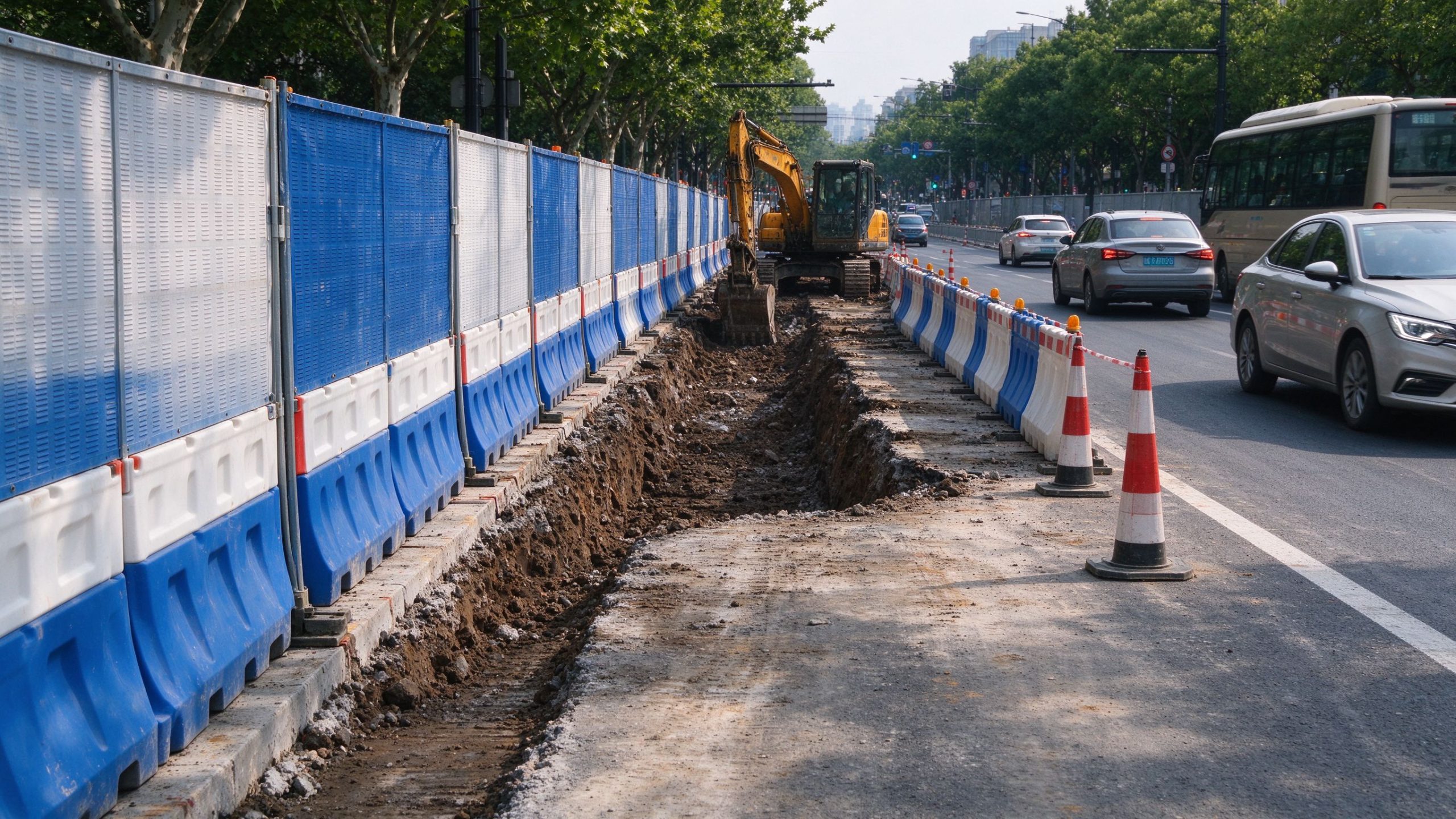 道路施工围挡 占道施工